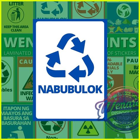 Recycle Biodegradable Bawal Magtapon Reuse .